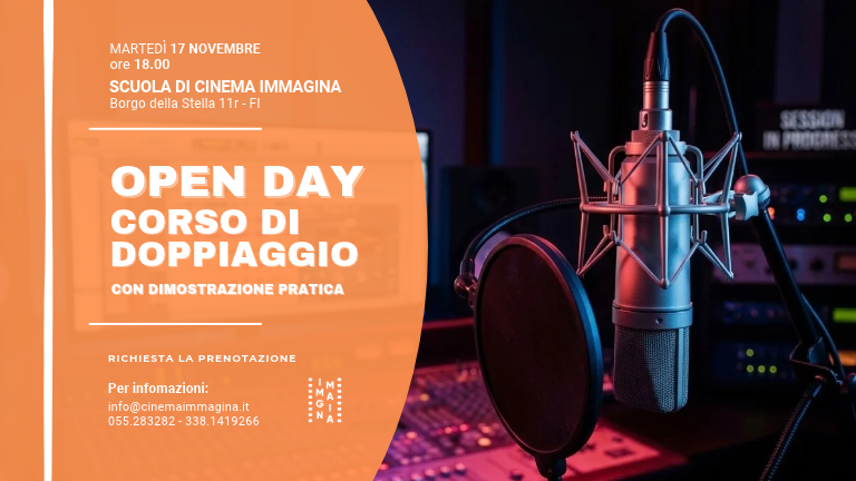 Open day Corso di Doppiaggio